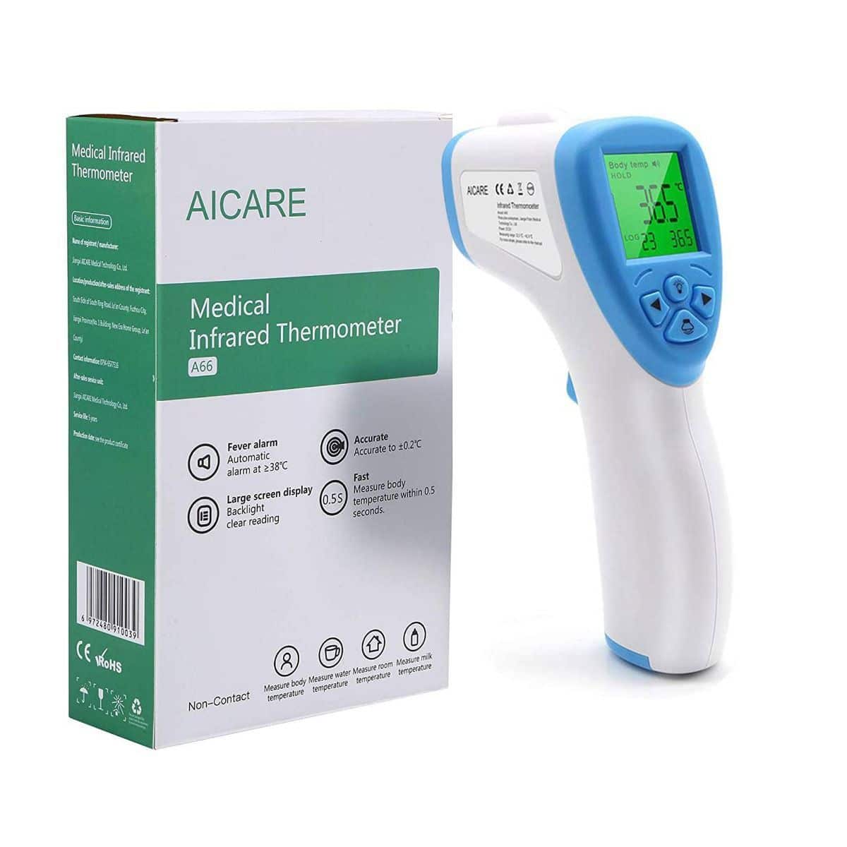 truelife CARE Q7 Blue Thermomètre médical infrarouge mesures sans contact -  Conrad Electronic France